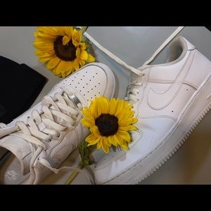 White Air Forces 1’s